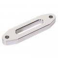 Aluminum Hawse Fairlead For 4wd Atv Utv 4 8 In Bolt Pattern Synthetic Winch Rope 4500lb Load Capacity Billet White Finish