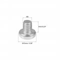 Uxcell M5x6mm Machine Screws Phillips Cross Pan Head Screw 304 Stainless Steel Fasteners Bolts 10mm Dia 50pcs