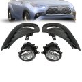Fog Light Assembly Lh Rh Replacement For Highlander 2020 2021 2022 Front Left And Right Side Lamps With Wiring Harness Chrome 
