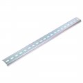 Uxcell 2pcs Din Rail Sloted Steel Mounting Guide 400mm X 35mm 6 5mm 0 8mm Thickness Silver Tone