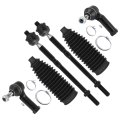 6 Piece Front Inner And Outer Tie Rod End Kit For Ford Fiesta 2011 2019 Es800985 Es801173 Ev800903 Steering Leveling Lift With 