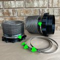 6 In Port Magnetic Dust Collector System 10pc Starter Kit Quick Disconnect Duct Connectors With Neodymium Magnets And Stainless
