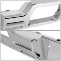 Compatible With Gmc Sierra 1500 Gmt K2xx Abs Plastic Denali Style Front Lower Bumper Grille Chrome