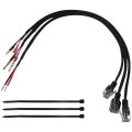 3pcs 16 5 Rj11 Radar Detector Hardwire Power Cord Mirror Wire Plug Tap With Inline Fuse Mount For Escort Valentine 1 Uniden R1 