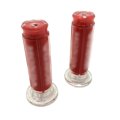 Gel Dirt Bike Handlebar Grips Red 7 8 In Left And 1 Right For Street Sport Bikes Adult Size Pvc Shock Absorbing Vibration 