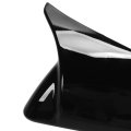Door Mirror Cover Cap 2pcs Caps Left Right Horn Style Replacement Made Of Abs In For 2015 2022 Glossy Black