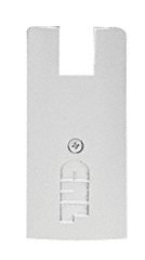 C R Laurence Drec4ssa Crl Satin Anodized End Cap For 4 Square Wedge-lock Door Rail