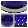 G-plus Blue Lens White Led Marker Turn Signal Light Lamp W Base Universal