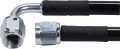 Allstar Performance Coated Braided Line 21in 3hose -3str -3 90 Steel 