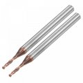 Twist Drill Bit 1 65mm Diameter 4mm Shank Titanium Coated Tungsten Carbide Short Length Straight For Stainless Steel Alloy 2pcs 