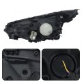1pc Passenger Side Replacement For Lexus Nx200t Nx300h Nx300 2015-2017 With Sport Pkg Black Housing Headlamp 81145-78060 