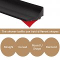 Uxcell 79 Self-adhesive Water Retaining Strip Collapsible Stopper Shower Barrier Blocker For Kitchen Sink Countertop Corner To