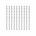10 Pcs 1 75mm Hss High Speed Steel W6542 Micro Drill Bits Fully Ground Jobber 52mm Length Bit For Mild Copper Aluminum 