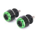 Mc Motoparts Mshine Green 10mm Cnc Swingarm Spools For Vulcan 650 S 2015-2017 