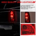 Auto Dynasty Factory Style Rear Tail Lights Brake Lamps With Wiring Harness Compatible Chevy Silverado 1500 2500 3500 2003-2007