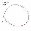 Uxcell 5pcs Prewired 0805 Purple Surface Mounted Devices Led Light Emitting Diode Dc2 8-3v Micro Soldered Mini