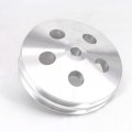 Kipa Aluminium Double Groove Power Steering Pump Pulley For Chevy Sbc Bbc With Key-way Units Through 1984 A 5 8 Shaft Satin