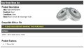 Rear Brake Drum Set Of 2 Compatible With 2009-2013 Gmc Sierra 1500