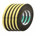 Uxcell 5pcs 10mm Width 2mm Thickness Eva Single Side Sponge Foam Tape 5 Meters Length For Door Window