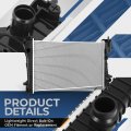Auto Dynasty Radiator For 2012-2019 Chevrolet Sonic Dpi 13680 1-row Aluminum Cooling Natural Silver