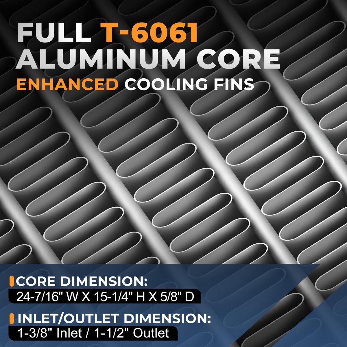 Auto Dynasty Radiator For 2012-2019 Chevrolet Sonic Dpi 13680 1-row Aluminum Cooling Natural Silver