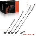 A-premium Ignition Spark Plug Wires Set Of 4 Compatible With Volkswagen Beetle 1998-2001 Golf 1999-2001 Jetta L4 2 0l