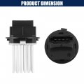 X Autohaux 2048707710 204-870-77-10 Hvac Blower Motor Resistor Replaces For Mercedes-benz C-class E-class