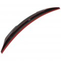 Aintier 1pc Carbon Fiber Spoiler Wing Compatible For 2019-2021 Bmw G20 3-series Sedan Glossy Black Rear Trunk Tail