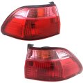 Tail Light Assembly Pair For 1998 To 2000 Honda Accord Sedan Outer Dot Certified Replaces Ho2800121 Ho2801121 33551 S84 A01 