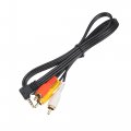 3 5mm Male To 3rca Cable Subwoofer Aux Input Car Stereo Audio Cord Adapter 