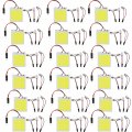 Teamwill 30pcs 48smd Cob White Led Panel Festoon T10 Ba9s Car Interior Dome Map Light Bulbs 