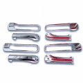 Uframe Cobra-tek Chrome Door Handle Cover 4d With Passenger Keyhole Tailgate No Mirror Turn Signal Combo Kit Compatible With