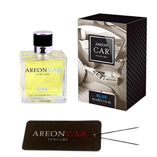 Areon Car Perfume 1 7 Fl Oz 50ml Glass Bottle Cologne Air Freshener Blue