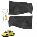 Labwork Car Front Door Panels Armrest Cover Black Replacement For Beetle 1998-2010