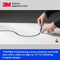 3m Talc Vinyl Tape 471 8 In X 36 Yd Indigo 1 Roll Fine Line For Paint Masking Striping Color Separation And Complex Designs