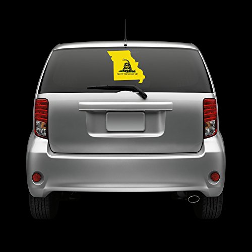 Missouri State Shaped Gadsden Flag Windshield Sticker Self Adhesive Vinyl Mo Fa