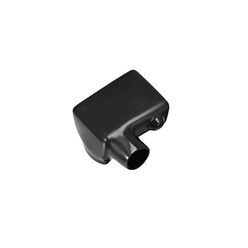 Battery Terminal Insulating Rubber Protector Covers For 17mm Cable Rectangle Shape Red Black 2 Pairs