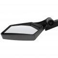 Aintier Black Rear View Center Mirror Compatible With Universal Side Or Off Road Large Adjustrable Wide Abs