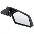 Aintier Black Rear View Center Mirror Compatible With Universal Side Or Off Road Large Adjustrable Wide Abs