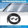 Uxcell 1 Set Windshield Wiper Washer Nozzle Spray Jet Withm Hose For Volkswagen Passat 1 9l 1996-1997 No 191955985a