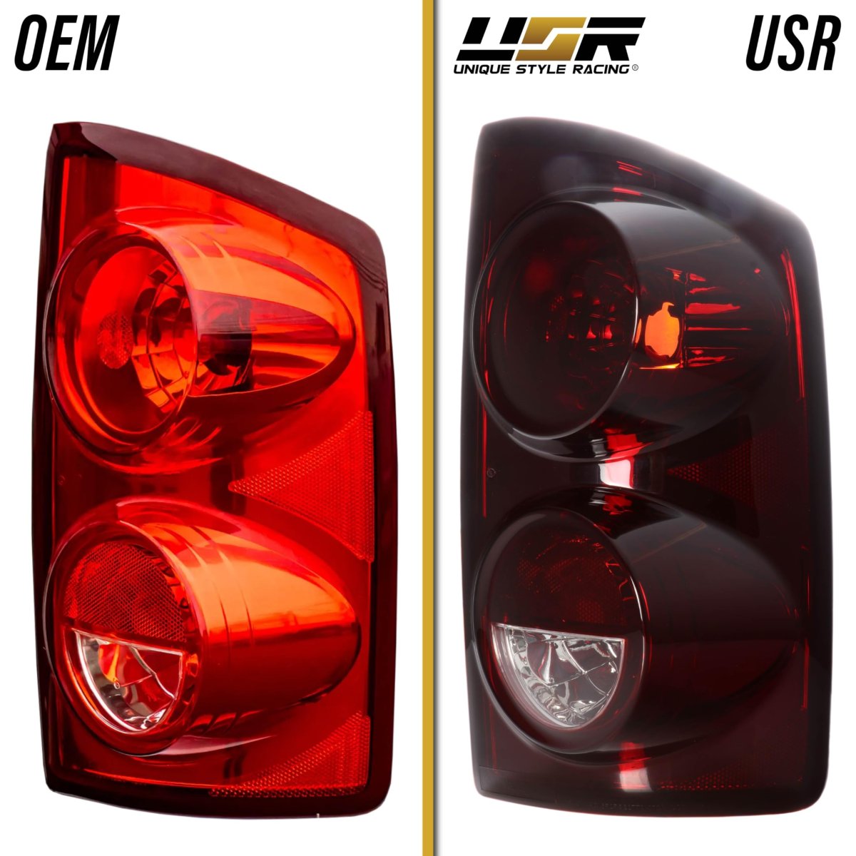 Usr 07-09 Ram Pickup Tail Light A Pair Of Lamps Left Right For 2007-2008 Dodge Pick Up 1500 Truck Pick-up 2500 And 3500 All