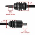Caltric Front Right Complete Cv Joint Axle Compatible With Polaris Rzr 900 2014 4