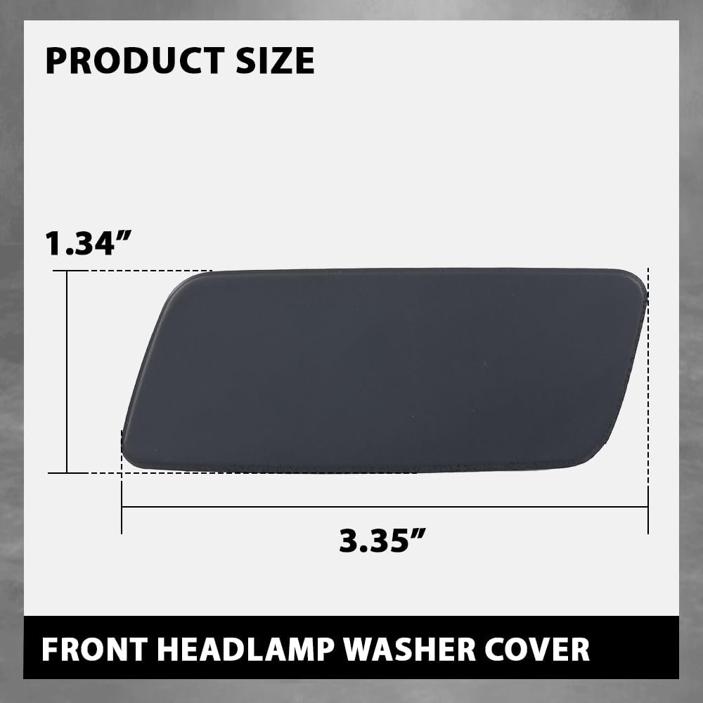 Front Headlight Washer Cover Powerwash Cap For Range Rover 2013-2017 2pcs