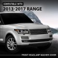 Front Headlight Washer Cover Powerwash Cap For Range Rover 2013-2017 2pcs