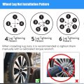 Npauto Wheel Lug Nuts 1 2 0 Thread Conical Bulge Seat Closed End Acorn Spline 38 Tall 3 4 Hex Fit For Wrangler Ford Explorer