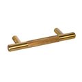 Ckp Brand 3485 3 In 76mm Knurled Steel Bar Pull Amber Gold 10 Pack 