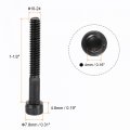 Uxcell 10-24x1-1 2 Hex Socket Head Cap Screw Bolts 12 9 Grade Alloy Steel 25pcs