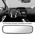 Keenso Car Interior Rearview Mirror Wide Angle Rear View For With Improved Safety Design
