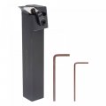 Uxcell Indexable Cnc Lathe Turning Tool Holder 93a Mvunr2020k16 3 4 Shank 40cr Steel Carbide For Grooving Threading