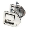 2 Stainless Door Trailer Toolbox Rv Handle Latch 4-3 8 3-1 4 Paddle Heavy Duty